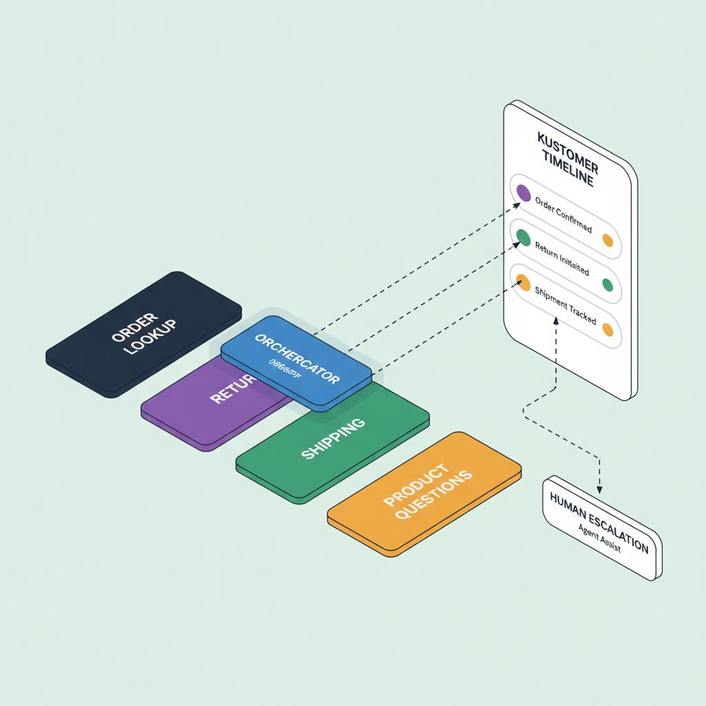 Kustomer CRM powered by Alhena AI — autonomous ecommerce support ticket resolution