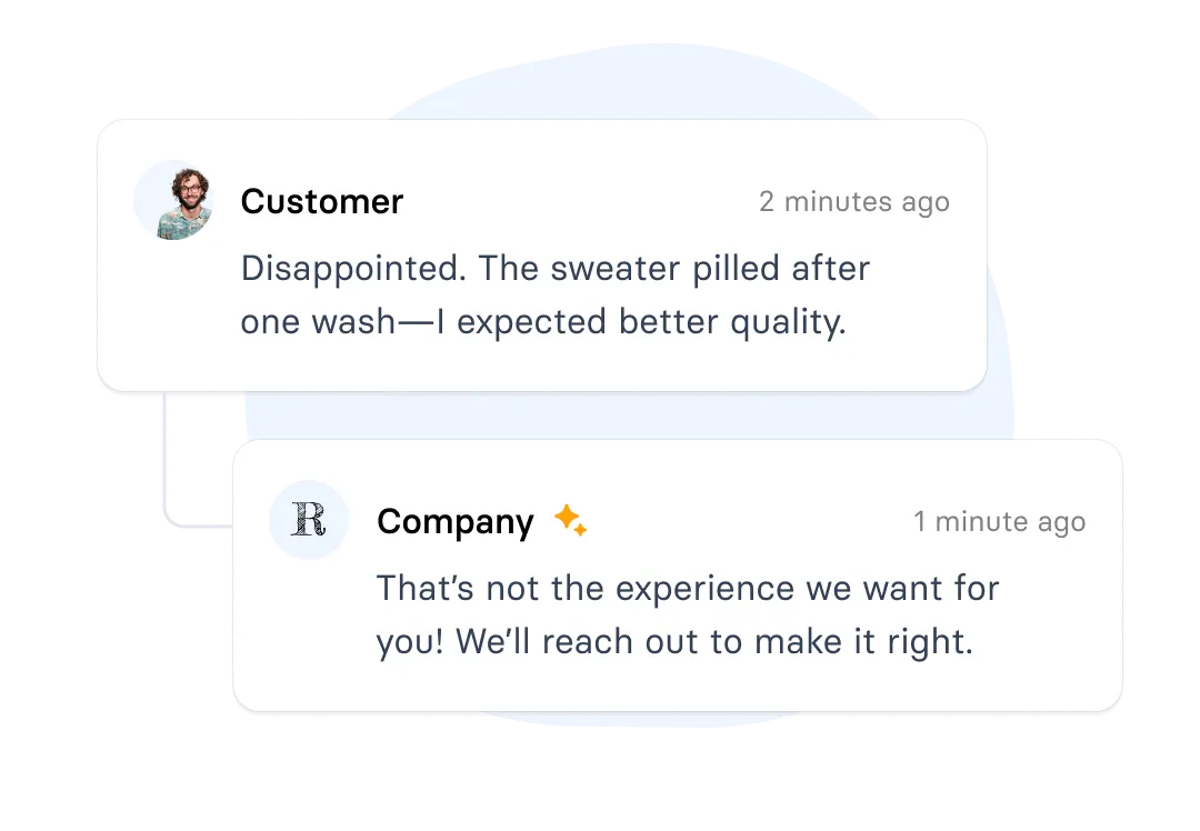The Customer Gets a Fast, Thoughtful Response